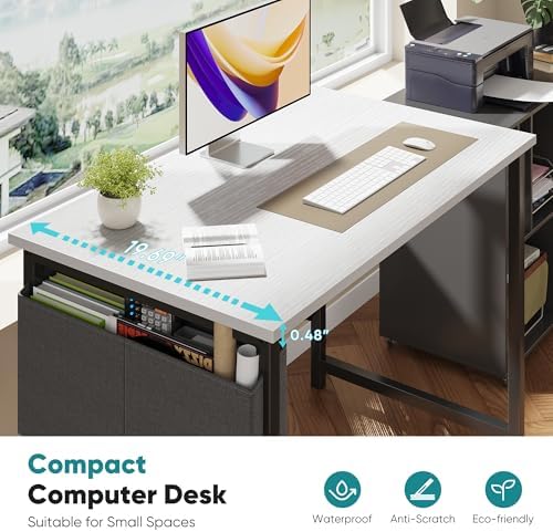 OLIXIS Small Computer Desk, 31 Inch Gaming Desks for Home Office - Image 4