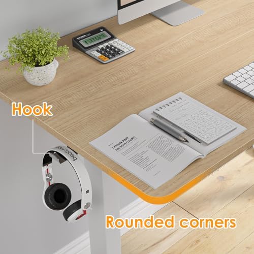 STARY Electric Standing Desk Adjustable Height Sit Stand Home Office Desk with Splice Board - Image 5