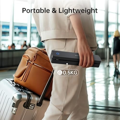 iDPRT Portable Thermal Printer, 300DPI Inkless-Bluetooth Mobile Printers - Image 4