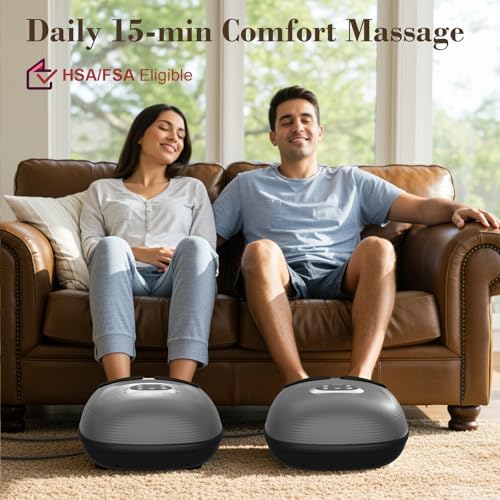 CuPiLo Foot Massager with Heat, FSA Eligible HSA Shiatsu Foot Massager - Image 6