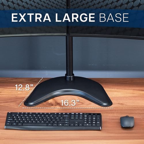 VIVO Dual LED LCD Monitor Free-Standing Desk Stand - Image 6