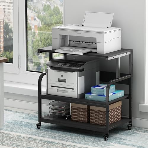 Fannova 32.3"x18.9" Extra Large Printer Stand with Adjustable Storage Shelf by Fannova