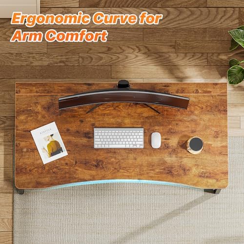Huuger Folding Desk for Small Spaces, 39.4 Inch Foldable Computer Table - Image 5