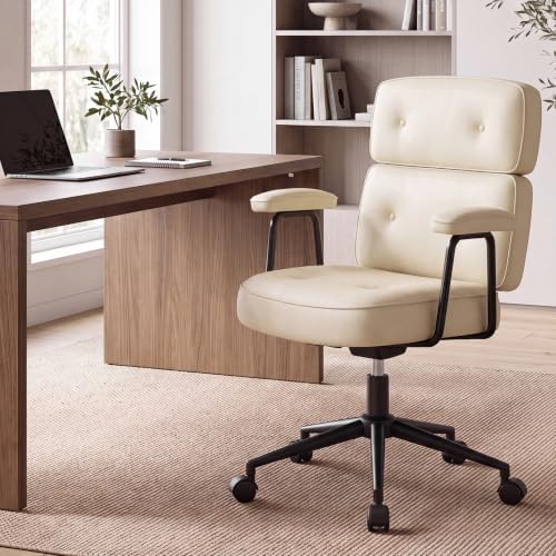 OLIXIS Ergonomic Home Office Desk Chair, PU Leather Computer Chair by OLIXIS