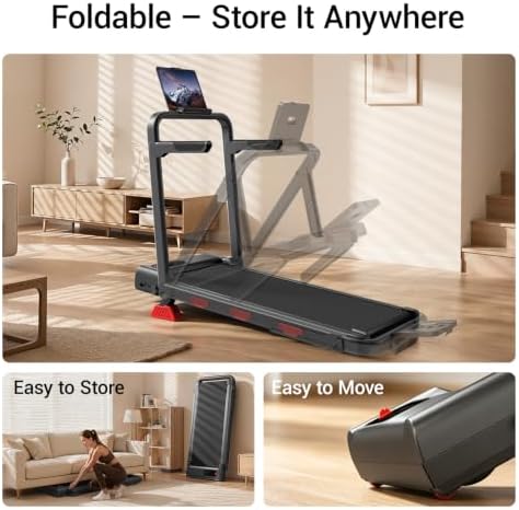 LONTEK 15% Incline Walking Pad Treadmill with Handles, Treadmills for Home - Image 6