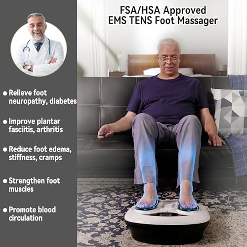 FIT KING Neuropathy Pain Relief for Feet Massager, EMS TENS Foot Stimulator - Image 2