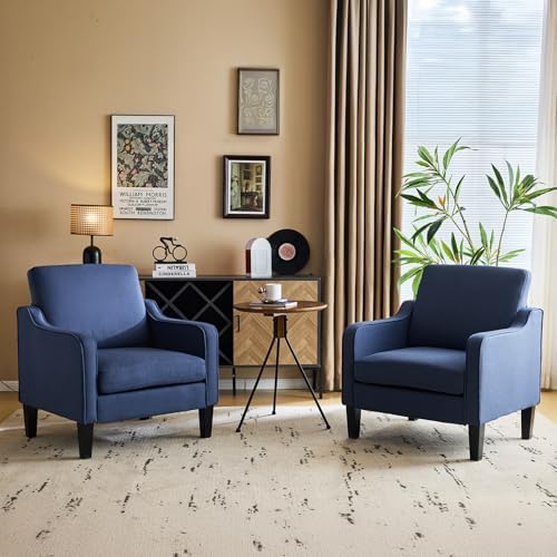 VINGLI Accent Chairs Set of 2, Modern Traditional Armchair for Living Room by VINGLI