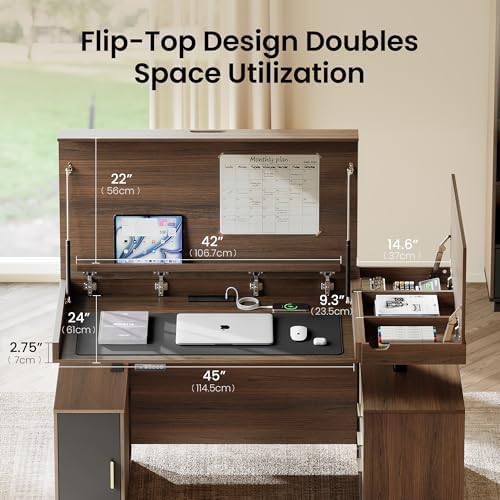 ModernMate 63" Executive Standing Desk with Hidden Storage, 3 Drawers - Image 4