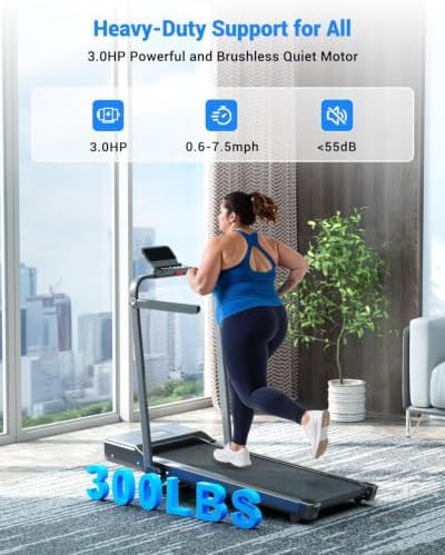 Superun Waking Pad Treadmill with Incline, 3.0HP and 300 LBS Capacity - Image 5