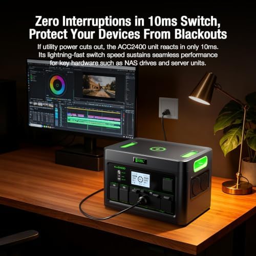 EBL 2400W Portable Power Station LiFePO4 Battery for Home Use - Image 5