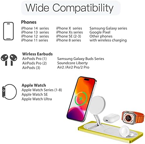 PETINO 3 in 1 Wireless Charging Station for Apple Devices with MagSafe - Image 6