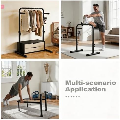 Walking Pad Handle Bar Only, Treadmill Handlebar for Walking Pad with Phone & Water Bottle Holder, Adjustable Handrail Height, Heavy-Duty Steel - Image 4