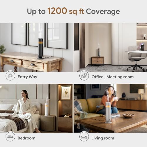 Airversa U1 Smart Hotel Waterless Diffuser with 100mL Oils Kit, White - Image 6