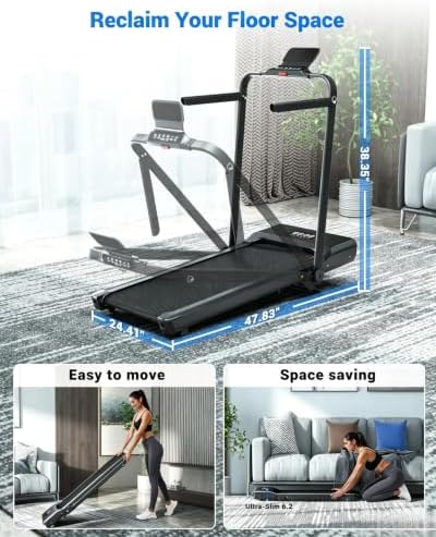 Superun Waking Pad Treadmill with Incline, 3.0HP and 300 LBS Capacity - Image 6