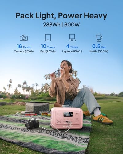 BLUETTI Elite 30 V2 Portable Power Station 288Wh 600W LFP Solar Generator - Image 3