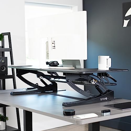VIVO Black 48 in Standing Desk Converter, DESK-V048V - Image 6