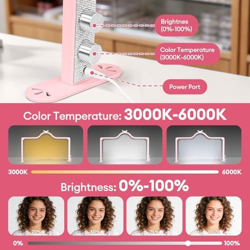 Arch Half Moon Light - Nail Lamp for Desk Foldable Nail Tech Light - Image 3