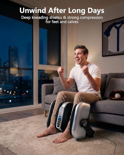 Pro Electric Shiatsu Foot Massager with Heat, Size 12.5 - Image 2