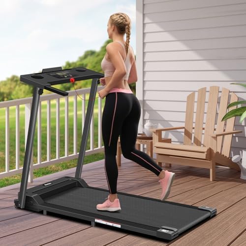 AoraPulse Portable Foldable Treadmills for Home, Small Folding Treadmill for Home Office with 300 LBS Capacity, Walking Running Exercise Electric Compact Treadmill with LED Display - Image 6