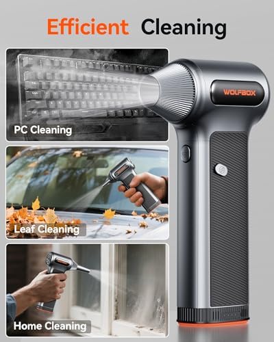 WOLFBOX MF200 Compressed Air Duster and Hard Carrying Case - Image 4