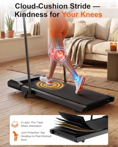 6% Incline 300 lbs Walking Pad Under Desk Treadmill - Image 5