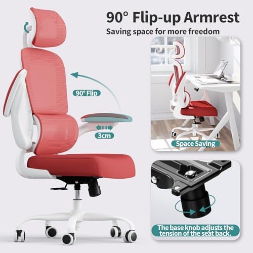 TRALT Office Chair Ergonomic Desk Chair - Gaming Chair with Lumbar Support - Image 5