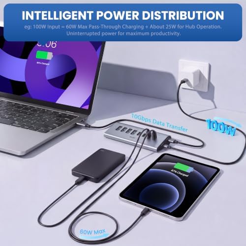 EJAY 8-in-1 USB-C Hub with Detachable Cable - Image 5