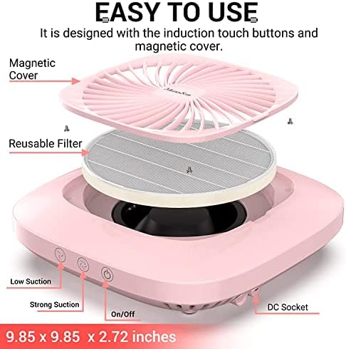 MelodySusie Classic Nail Dust Collector SPro for Acrylic Nail Filing - Image 4