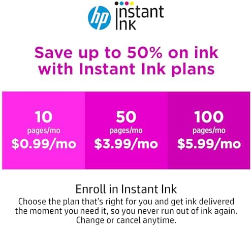 HP DeskJet 3755 Compact All-in-One Wireless Printer, Instant Ink, Works with Alexa - Blue Accent (J9V90A) - Image 3