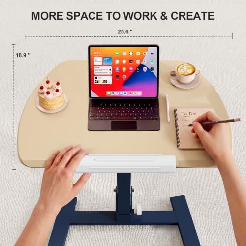 ROMOON Foldable Standing Desk, No-Assembly Height Adjustable Portable Desk - Image 2