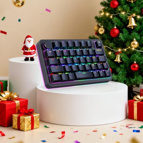 Koolertron One-Handed Mechanical Keyboard, 39 Macro Keys, RGB Backlit by Koolertron