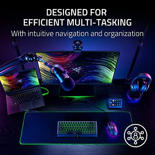 Razer Stream Controller X: All-in-One Keypad for Streaming - 15 Switchblade Buttons - Multi-Link Macros - Swappable Magnetic Faceplate - Designed for PC & Mac Compatibility - Image 5