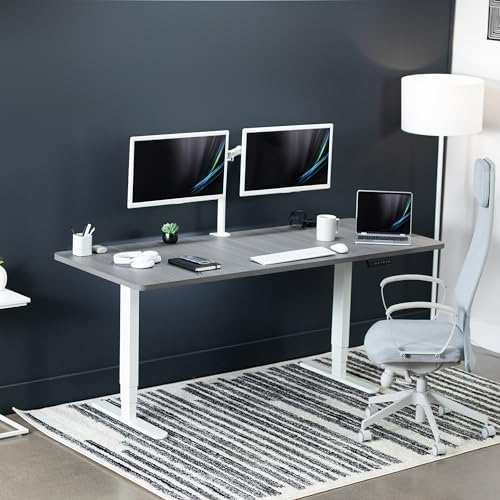 VIVO Dark Gray 71 x 30 in Standing Desk, DESK-KIT-2W7G - Image 2