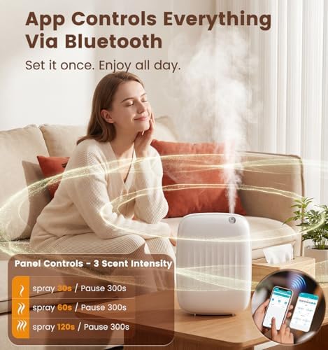 Ziweo Waterless Essential Oil Diffuser Up to 3000sq.ft Whole-Home Scent - Image 5