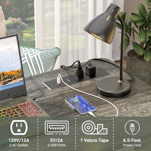 39" Height Adjustable Standing Desk with Power Outlets - Manual Rolling Stand Up Desk with Wheels Small Portable Computer Desk Mobile Laptop Table with Storage Shelves for Home Office, Grey Oak - Image 4