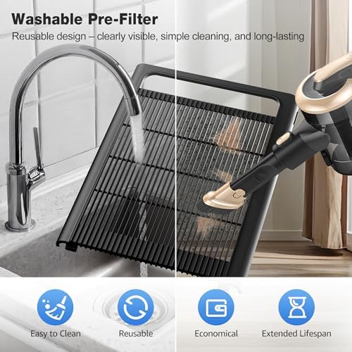 KNKA Air Purifiers for Home Bedroom Up to 1,695 Ft² in 1 Hr, APH4000, Black - Image 6