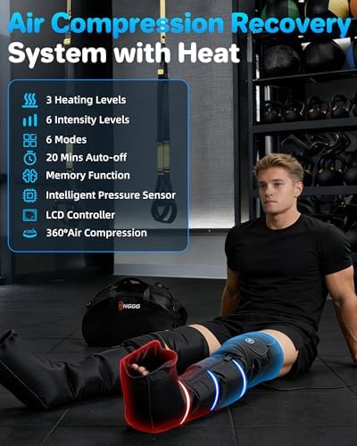 Leg Massager with Heat, Compression Boots for Circulation and Pain Relief - Image 5