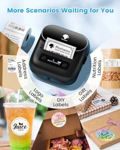 Phomemo Label Maker, M220 Thermal Label Printer - Image 4