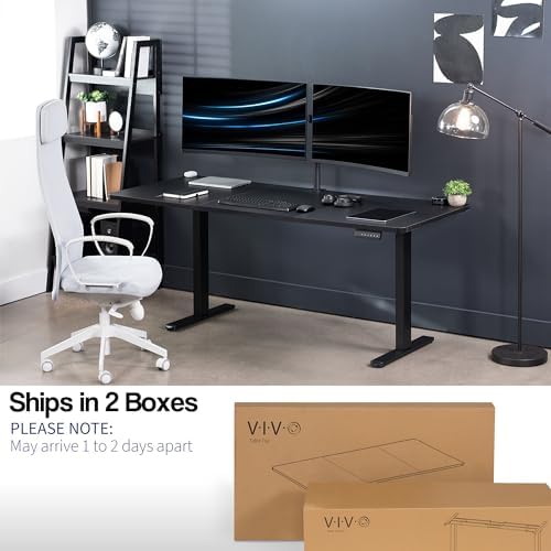 VIVO Black 71 x 30 in Standing Desk, DESK-KIT-E2B7B - Image 5