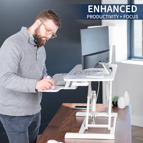 VIVO White Dry Erase 36 in Desk Converter, DESK-V036KWE - Image 5