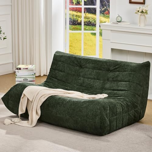 Hobestluk Large Bean Bag Chairs for Adults Fireside BeanBag Couch Togo Sofa by YourHomeDeservesMore