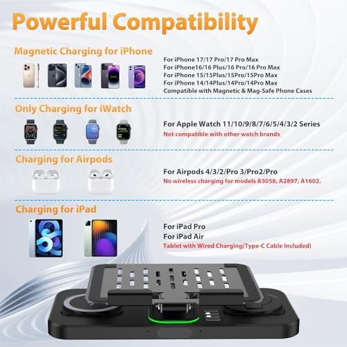 Wireless Charging Station for Apple Devices, Only for Apple Watch Charging - Image 2