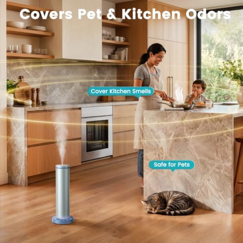 Ziweo Waterless Diffuser Rechargeable Cordless & Plug-in Powered, 1500sq.ft - Image 6