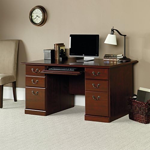 Sauder Heritage Hill Computer Desk, Classic Cherry finish - Image 4