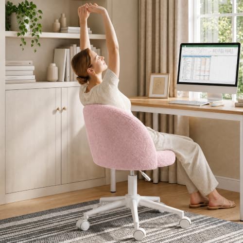 EnHomee Vanity Chair with 13" Back Lumbar Support & 20" Wide Seat - Image 3