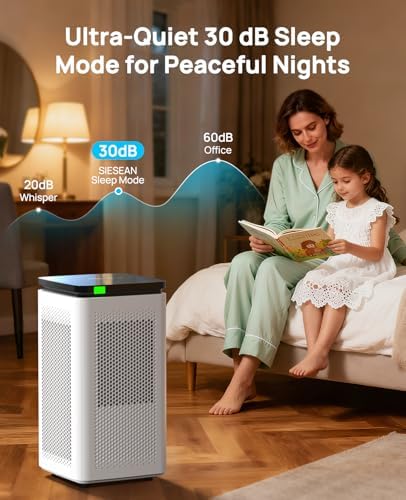 Hepa Air Purifiers for Home up to 3500 Ft², 235 CADR, 30dB Quiet Operation - Image 4