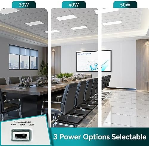 2 Pack 2x4 LED Flat Panel Light with Emergency Battery Backup - Image 5