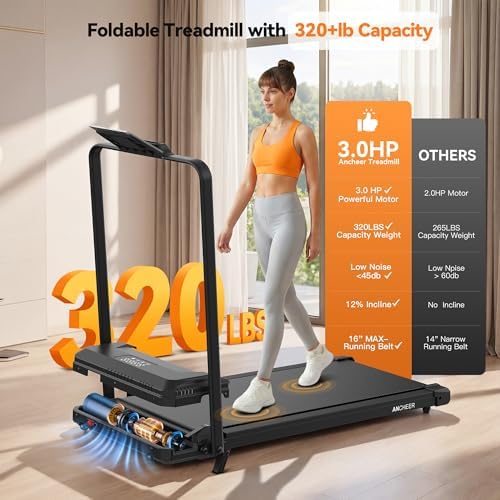 ANCHEER Walking Pad with Incline-Small Treadmill for Home - Image 3