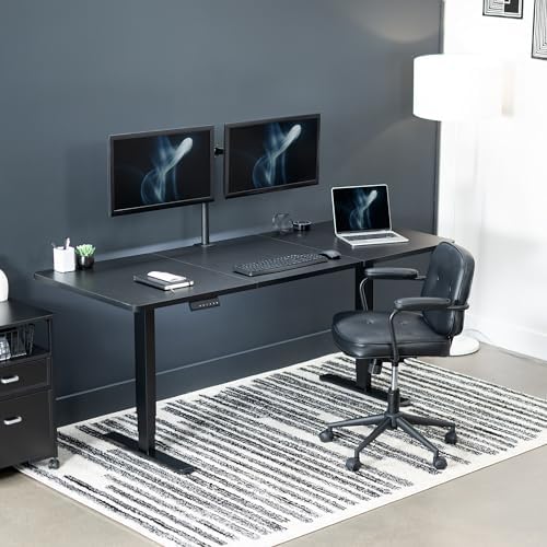 VIVO Black 71 x 30 in Standing Desk, DESK-KIT-2B7B - Image 2