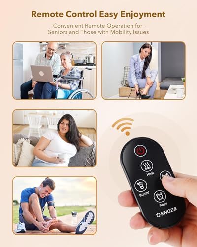 KNQZE Shiatsu Foot Massager with Heat & Compression, LCD Touch Panel, Gifts - Image 6
